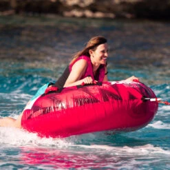 BOUEE TRACTEE JOBE RUMBLE ROSE 1 PERSONNE 13 BOUEE TRACTEE JOBE RUMBLE ROSE 1 PERSONNE -Équipement D'Eau 10 11 12 2019 11 21 16