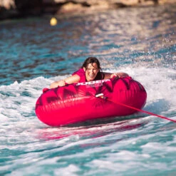 BOUEE TRACTEE JOBE RUMBLE ROSE 1 PERSONNE 11 BOUEE TRACTEE JOBE RUMBLE ROSE 1 PERSONNE -Équipement D'Eau 9 11 12 2019 11 21 15