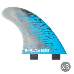 AILERONS SURF FCS PC-5 MEDIUM SET DE 3