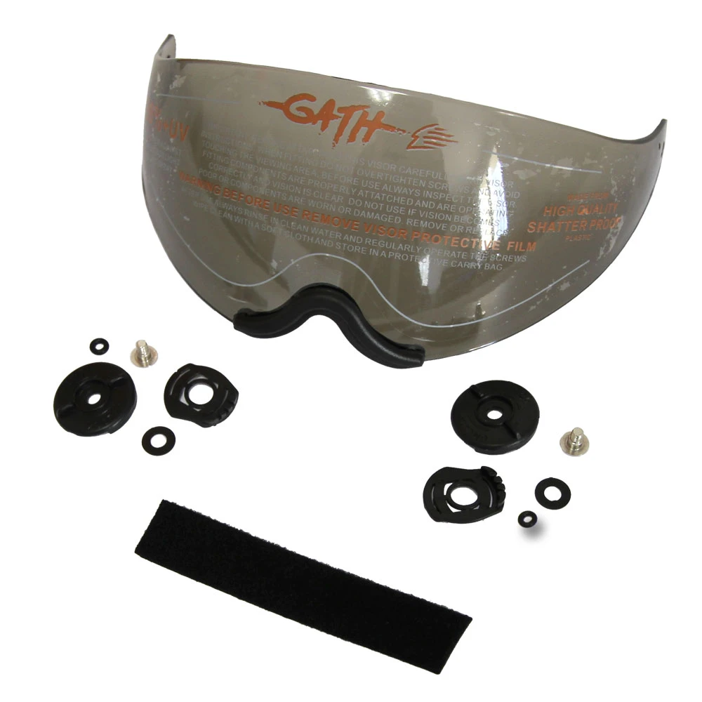 DEMI VISIERE FUMEE POUR CASQUE GATH CONVERTIBLE OU GEDI 3 DEMI VISIERE FUMEE POUR CASQUE GATH CONVERTIBLE OU GEDI – Image 3