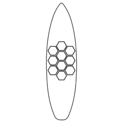 Grip De Traction SURF Antidérapant Hexapads Howzit - 10 Pcs -Équipement D'Eau hexapads 10 28 07 2022 09 44 59