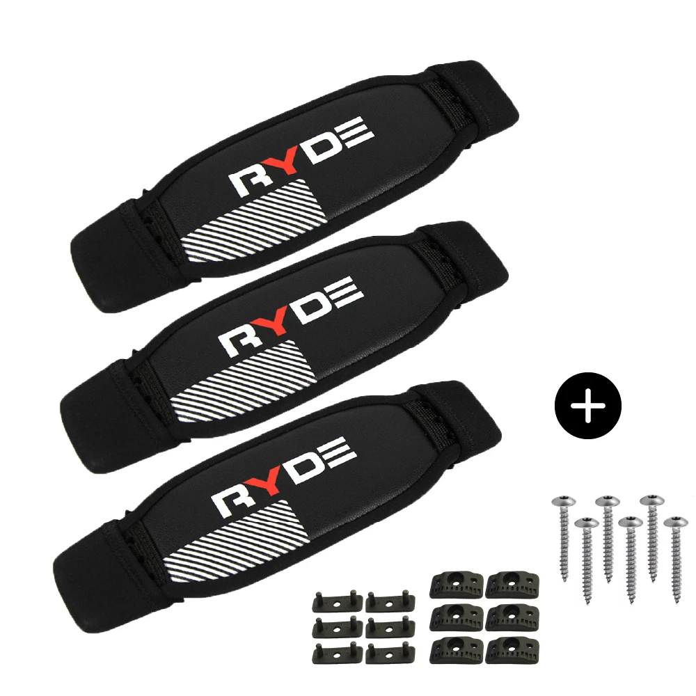 LOT DE 3 FOOTSTRAP DE KITESURF ET DE FOIL RYDE AVEC VIS 4 LOT DE 3 FOOTSTRAP DE KITESURF ET DE FOIL RYDE AVEC VIS – Image 4