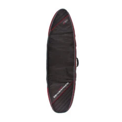 HOUSSE SURF OCEAN AND EARTH DOUBLE COMPACT NOIR/ROUGE