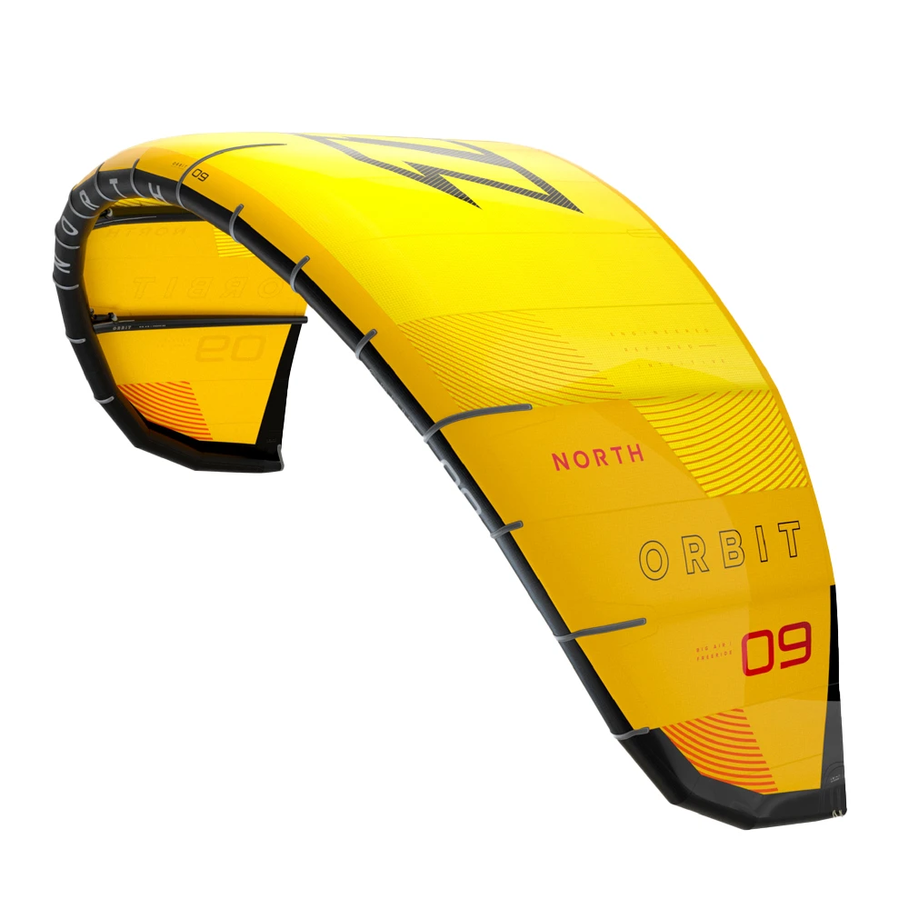 AILE DE KITESURF NORTH ORBIT 2023 JAUNE 3 AILE DE KITESURF NORTH ORBIT 2023 JAUNE – Image 3