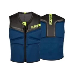 GILET IMPACT MYSTIC BLOCK FRONTZIP KITE 2023 BLEU/LIME