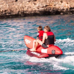 BOUEE TRACTEE BANANE ROUGE CHASER JOBE 2 PERSONNES