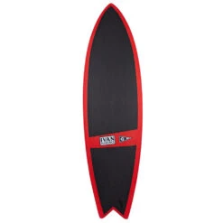 Surf Pyzel JJF Ivan Florence Pro Model Fish Black/red